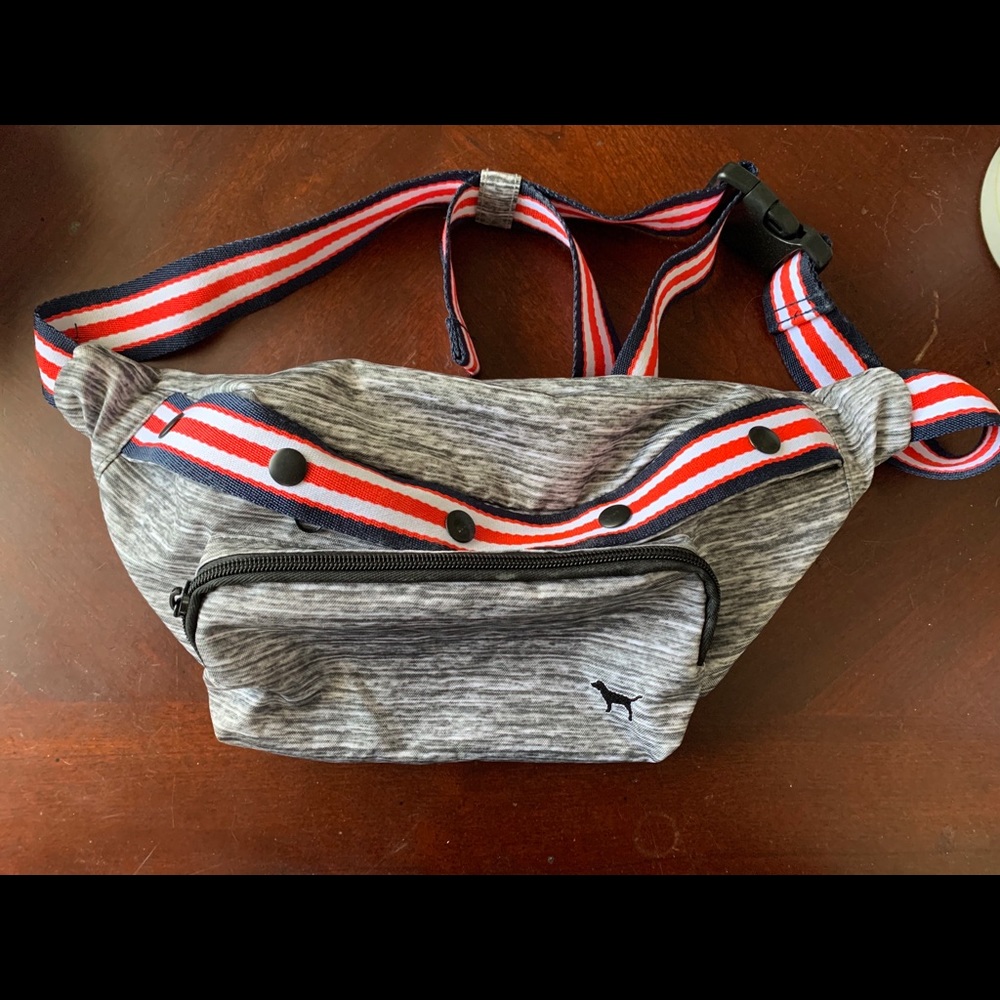 Pink Victoria Secret Grey Fanny Pack
